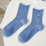 جوراب ساق دار گلدوزی لاله - کد : 21009 - تصویر 10